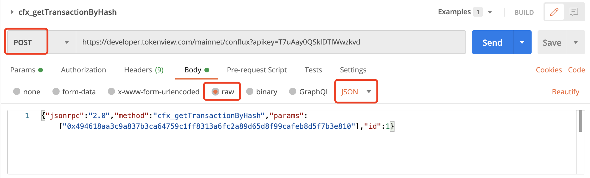 How to use Infura Conflux API