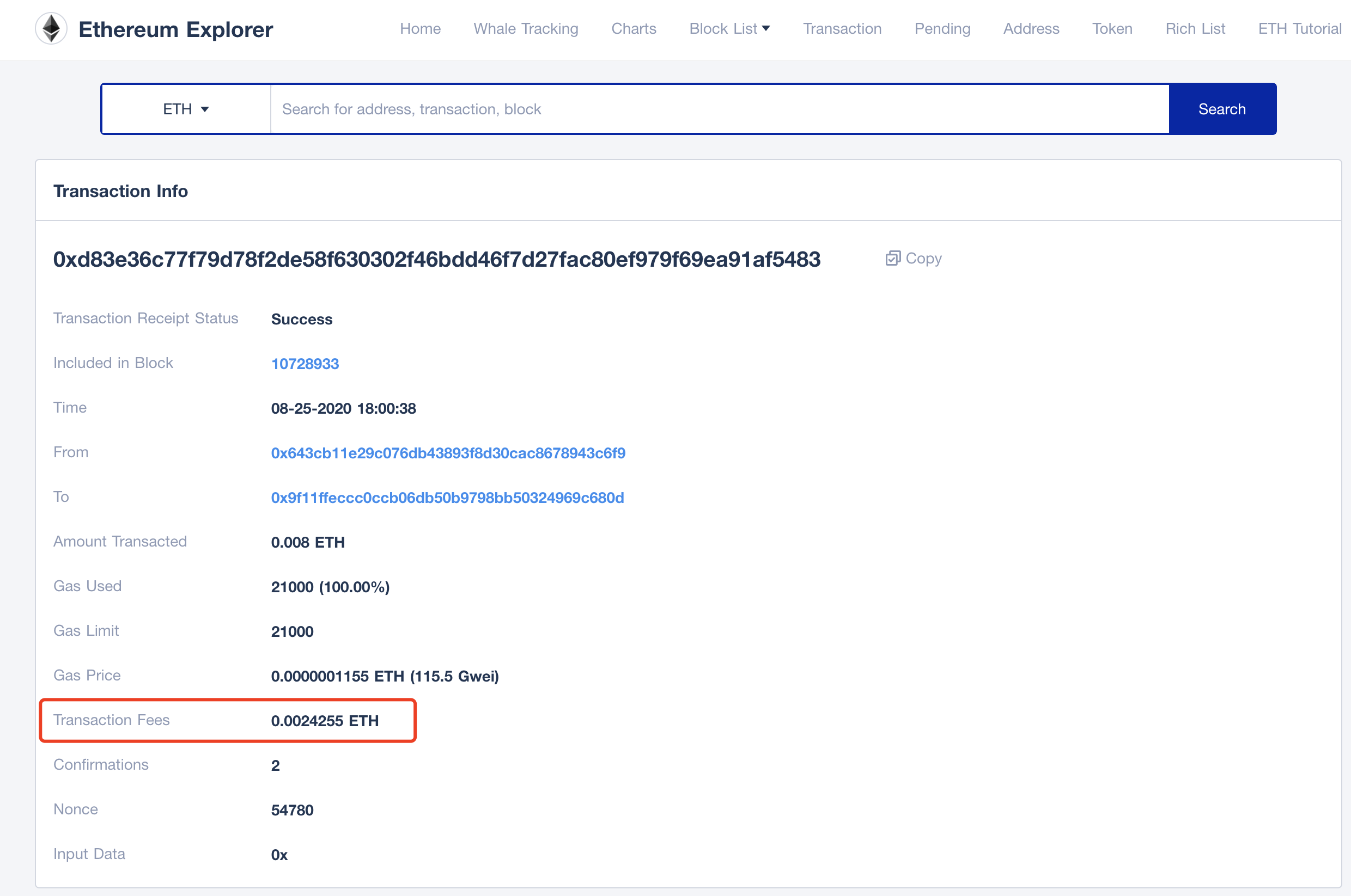 tokenview block explorer