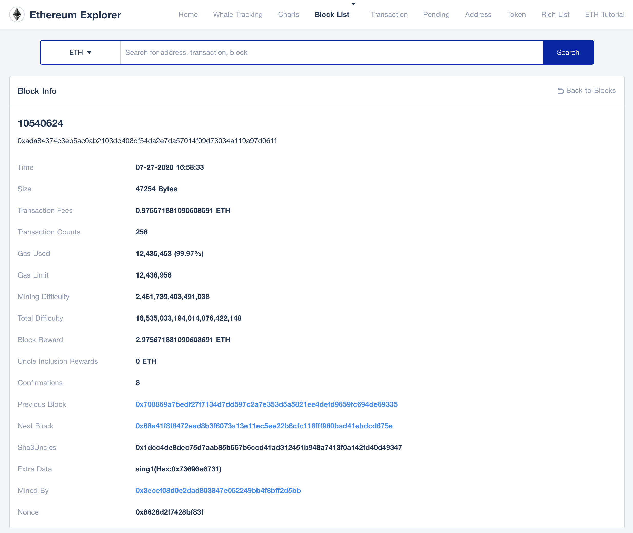 tokenview eth block explorer