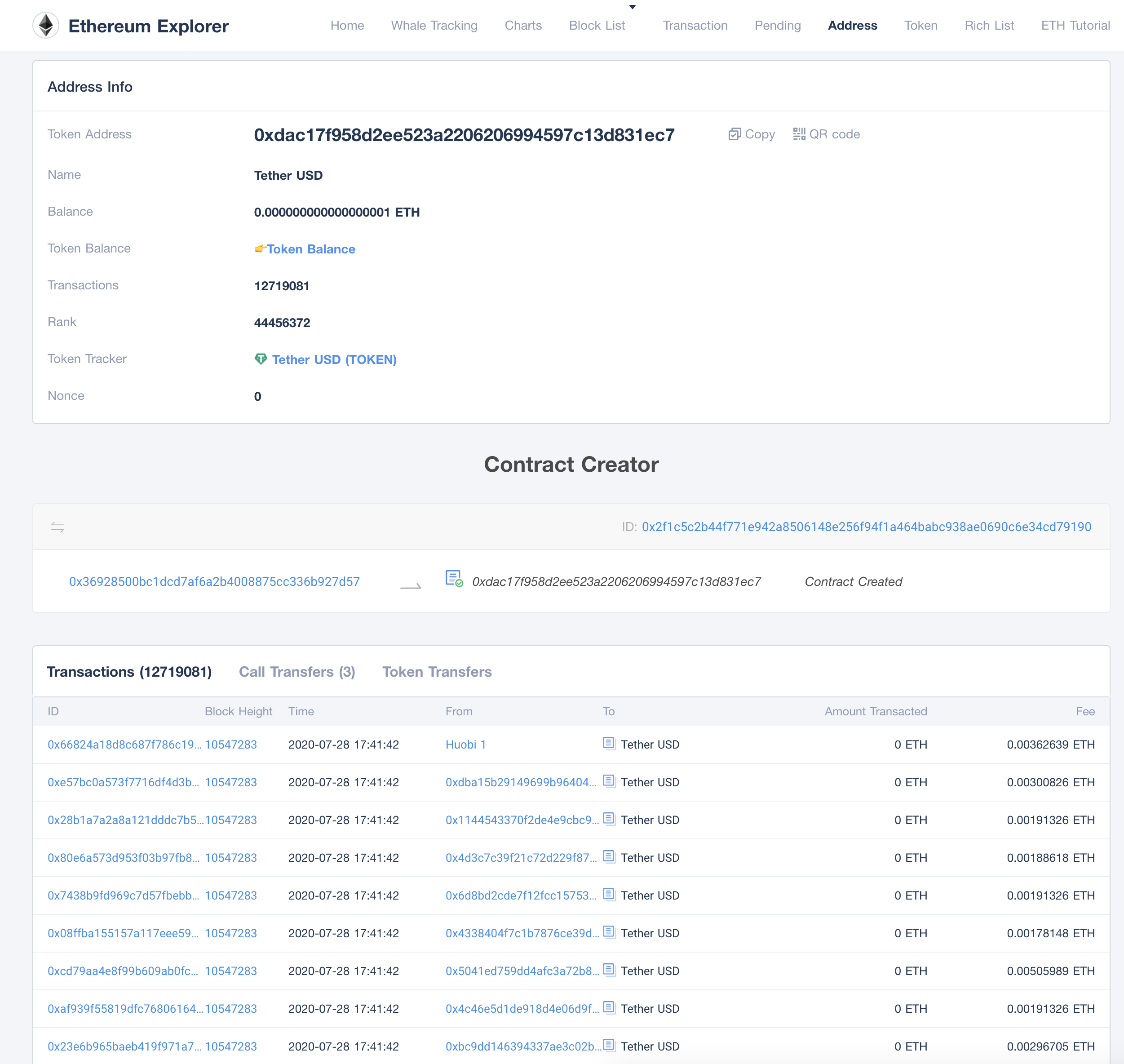 tokenview eth block explorer