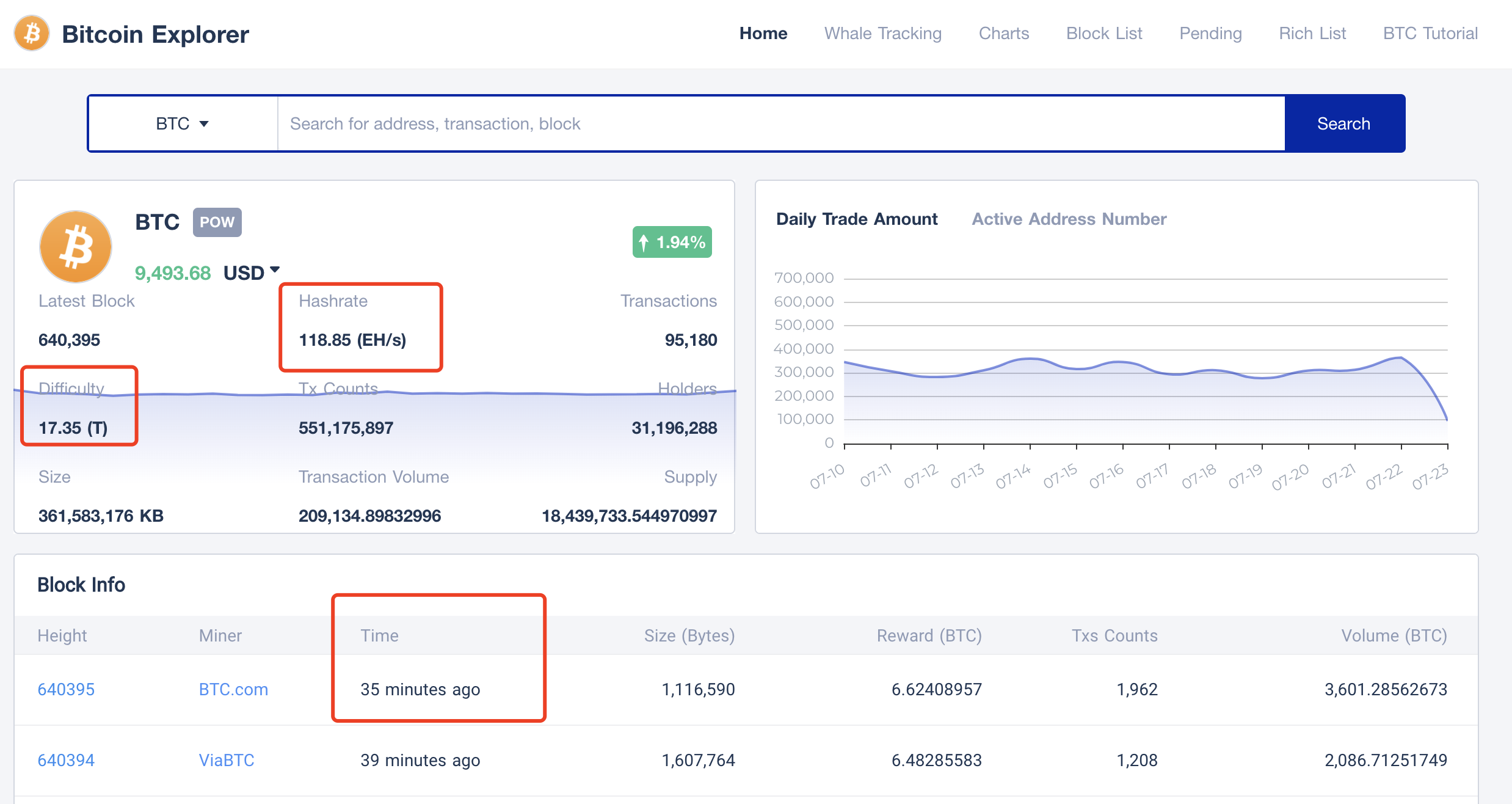 tokenview block explorer